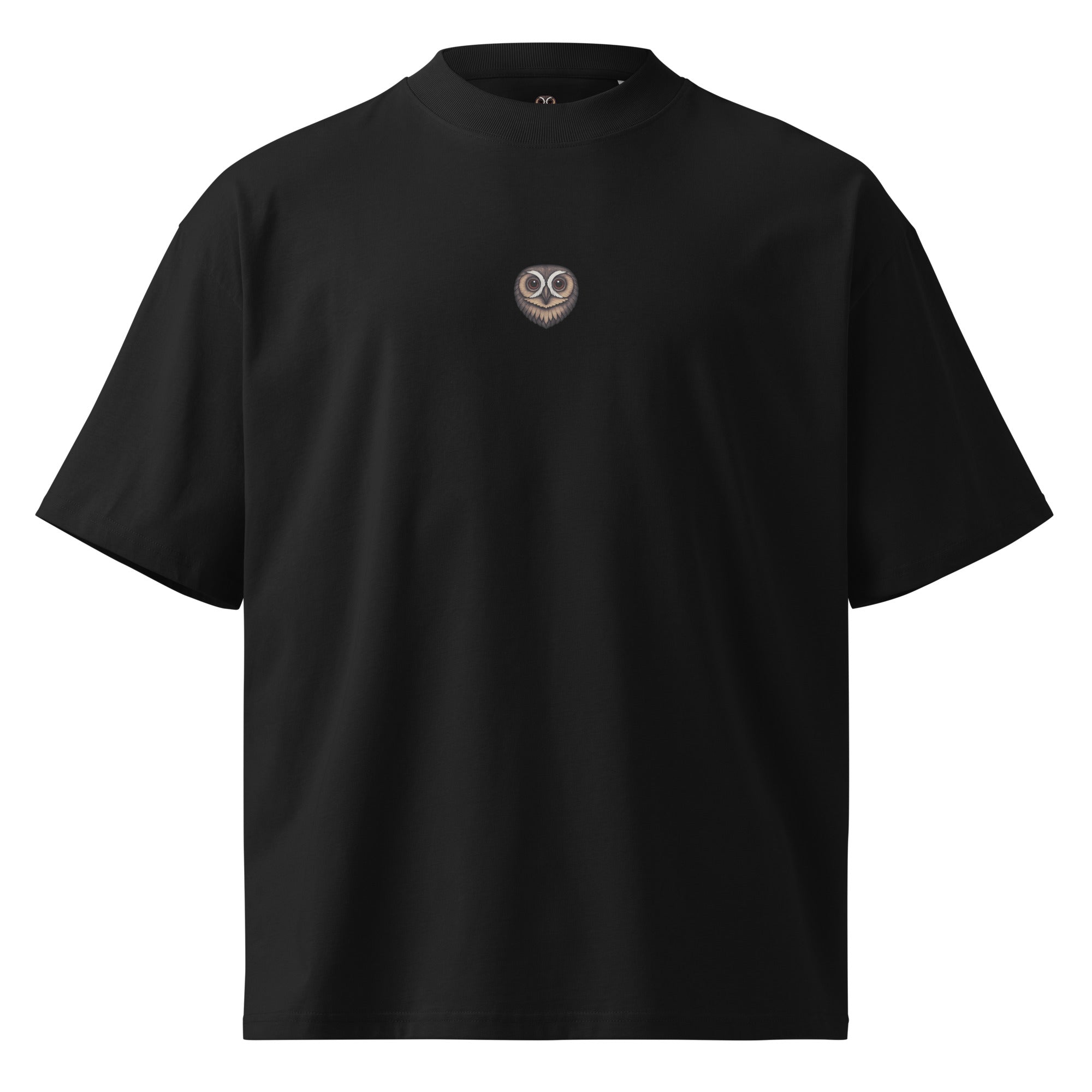 Camiseta oversize negra "Pa' Ti No" con logo MúkaroPR al frente — streetwear boricua unisex