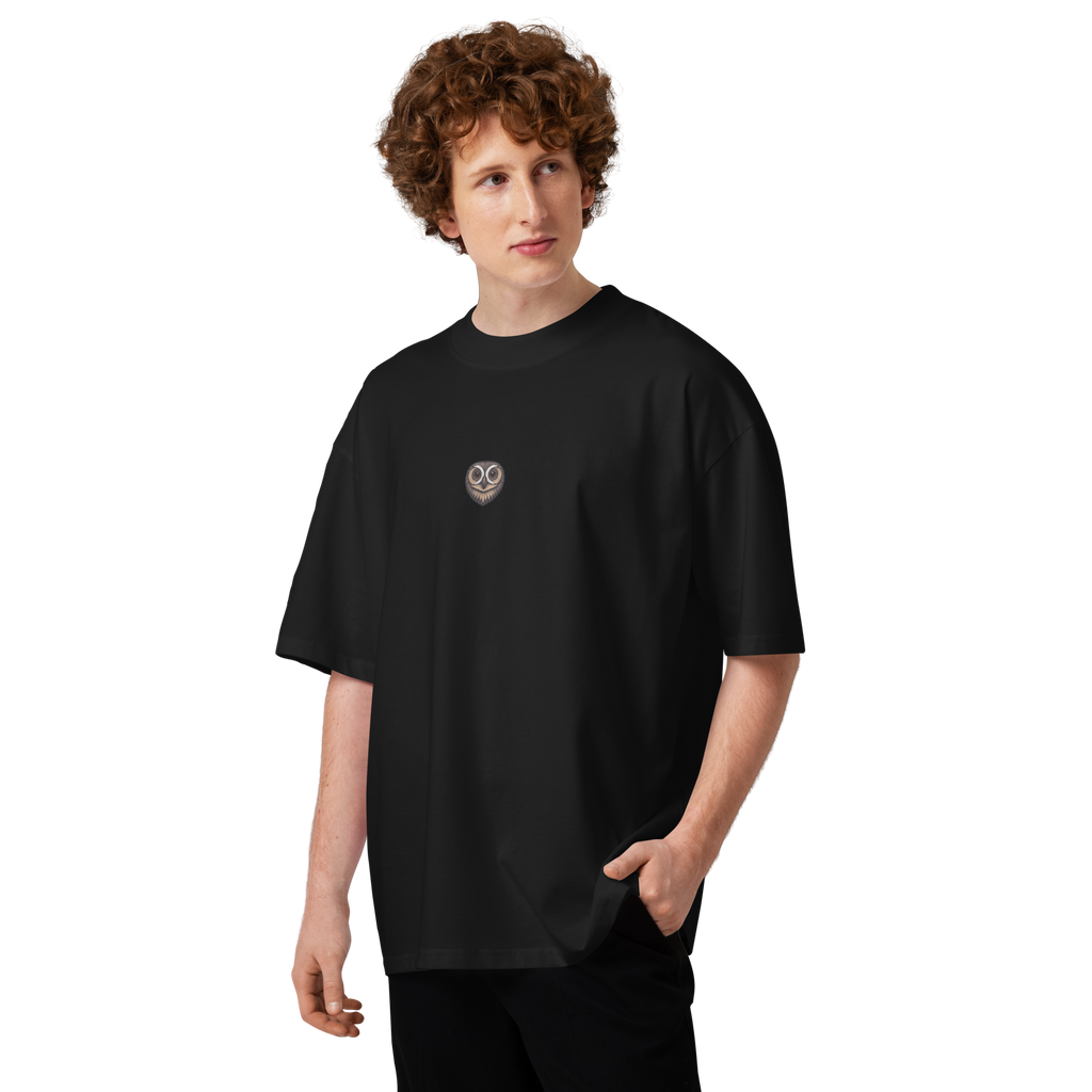 "Shhh" Unisex Oversize Tee (negra)