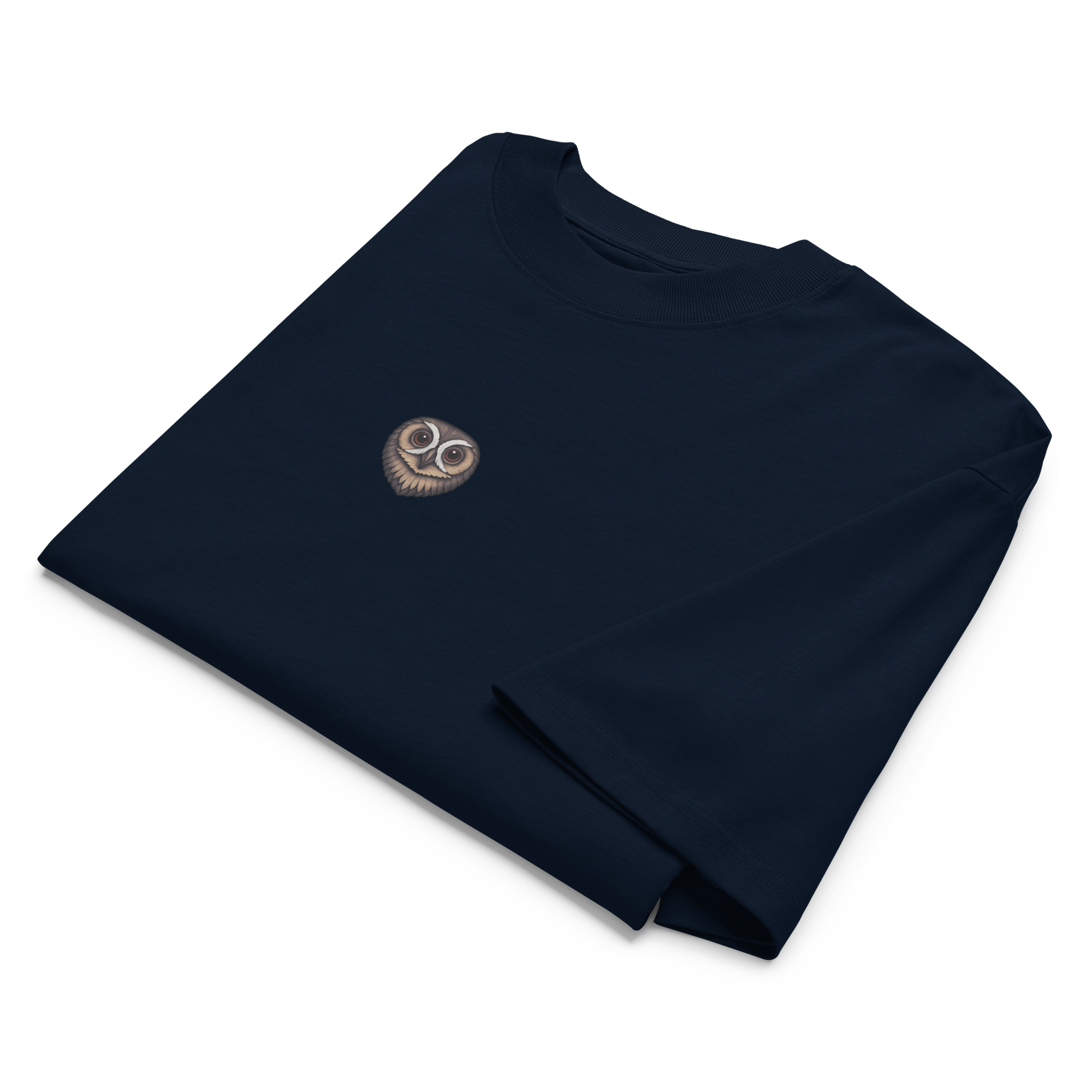 "Demasiado Cool" Unisex Oversize Tee (azul marino)