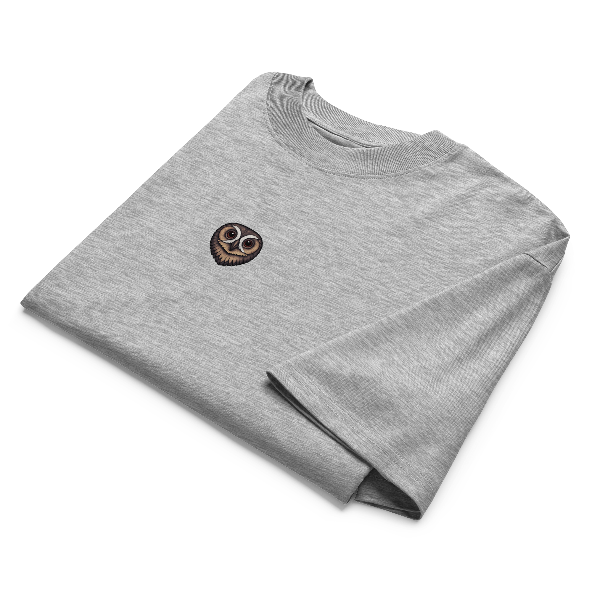 "Shhh" Unisex Oversize Tee (gris)