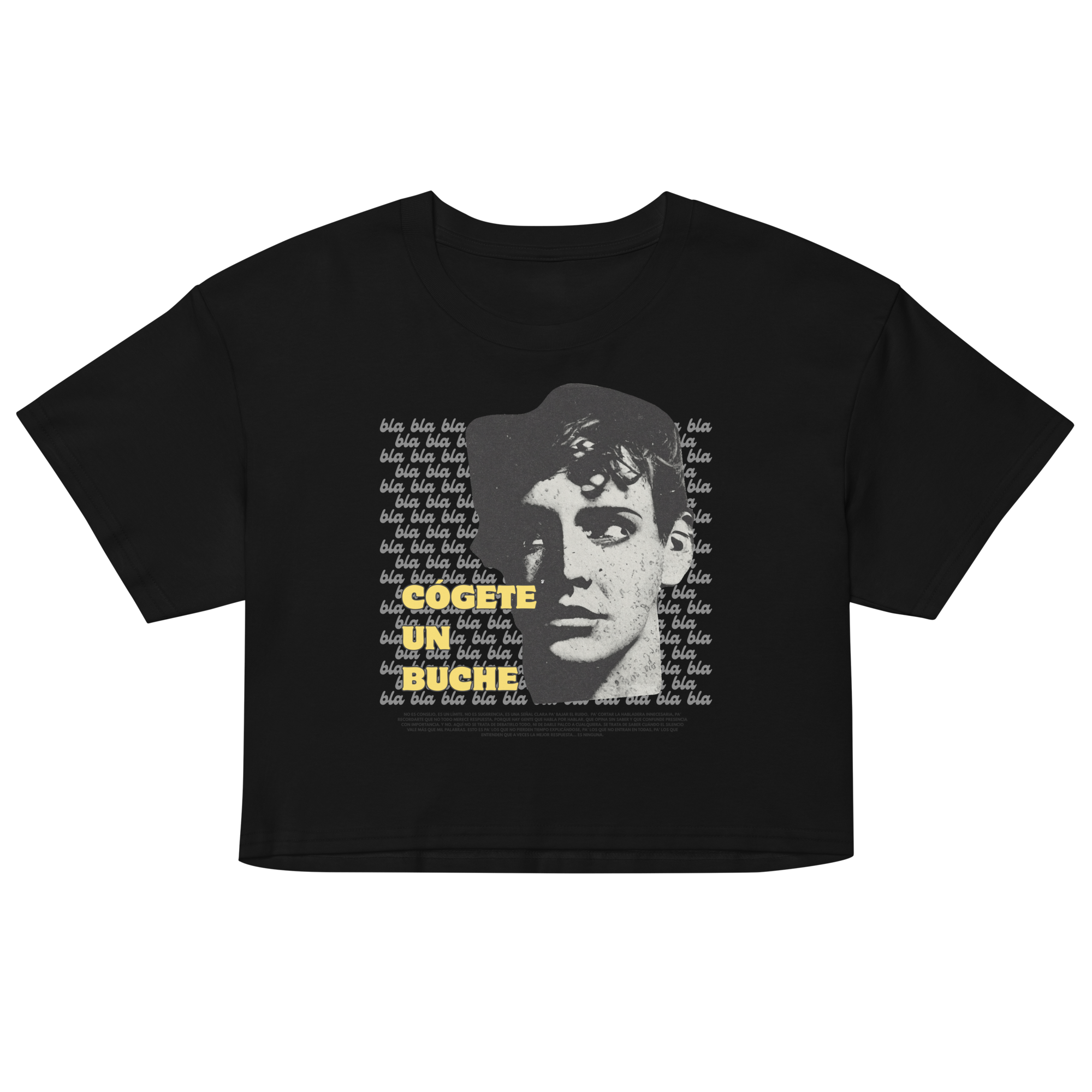 "Shhh" Crop top (varios colores)