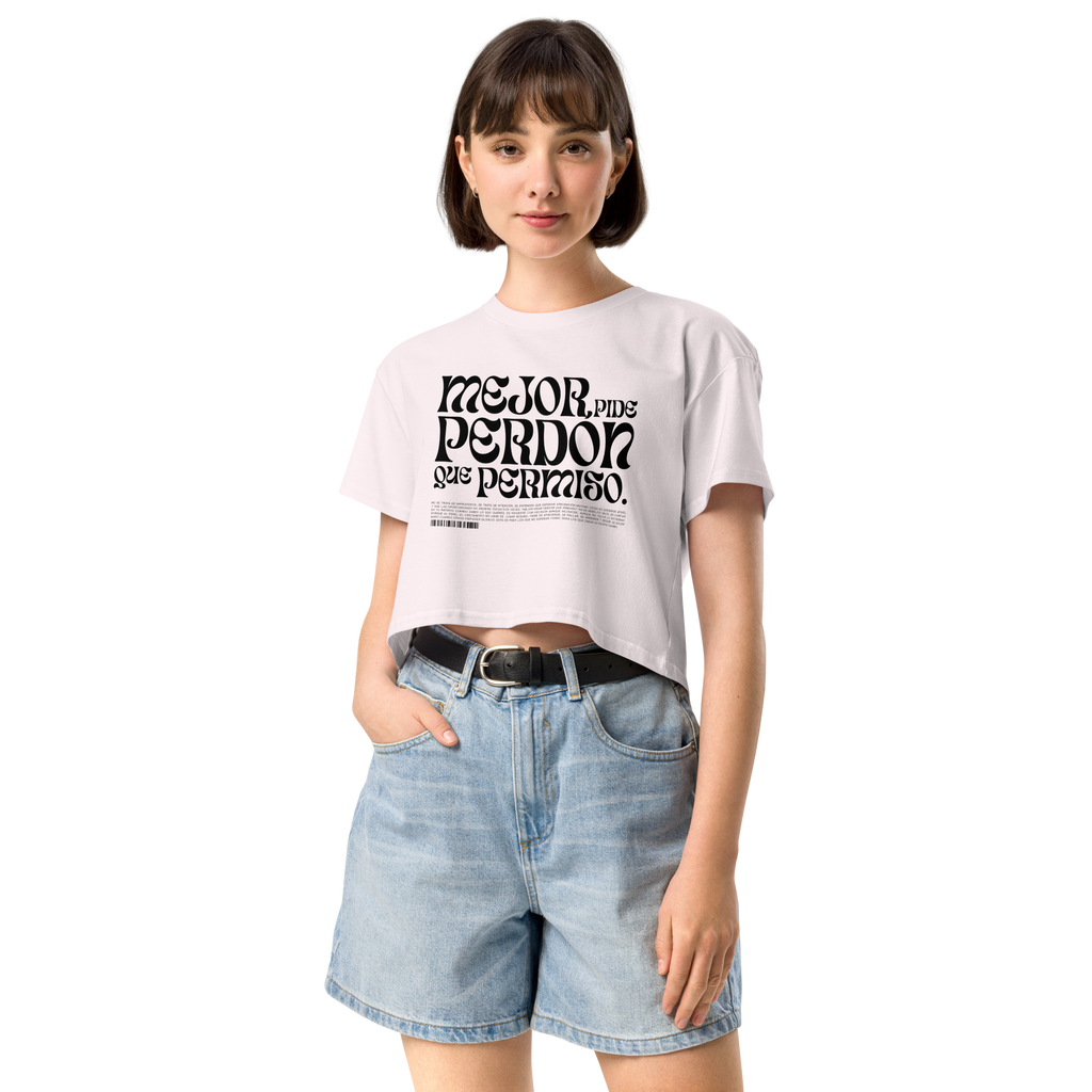 "Sin Permiso" Crop top (varios colores)