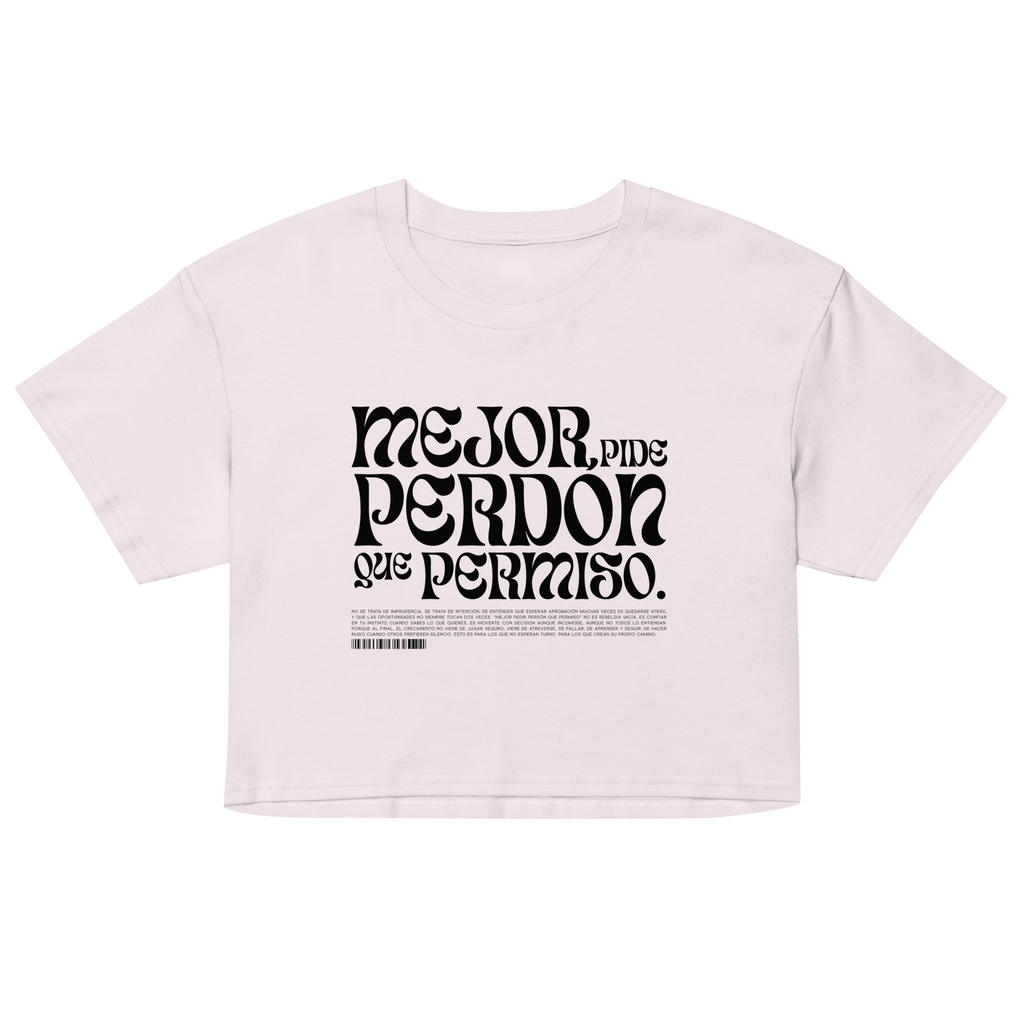 "Sin Permiso" Crop top (varios colores)